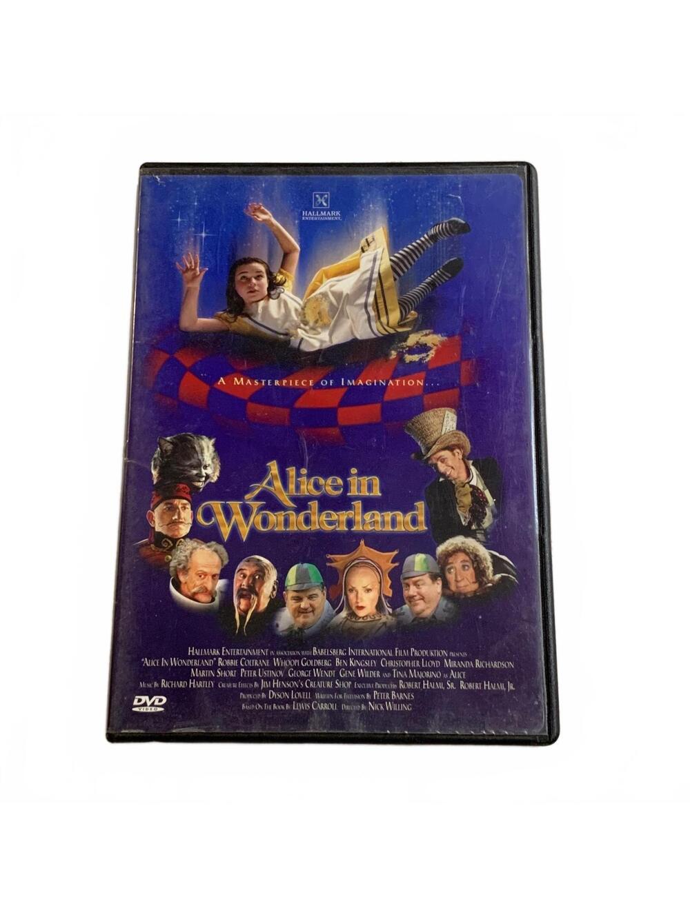 Alice in Wonderland DVD 1999 Hallmark Fantasy Family Tina Majorino Whoopi